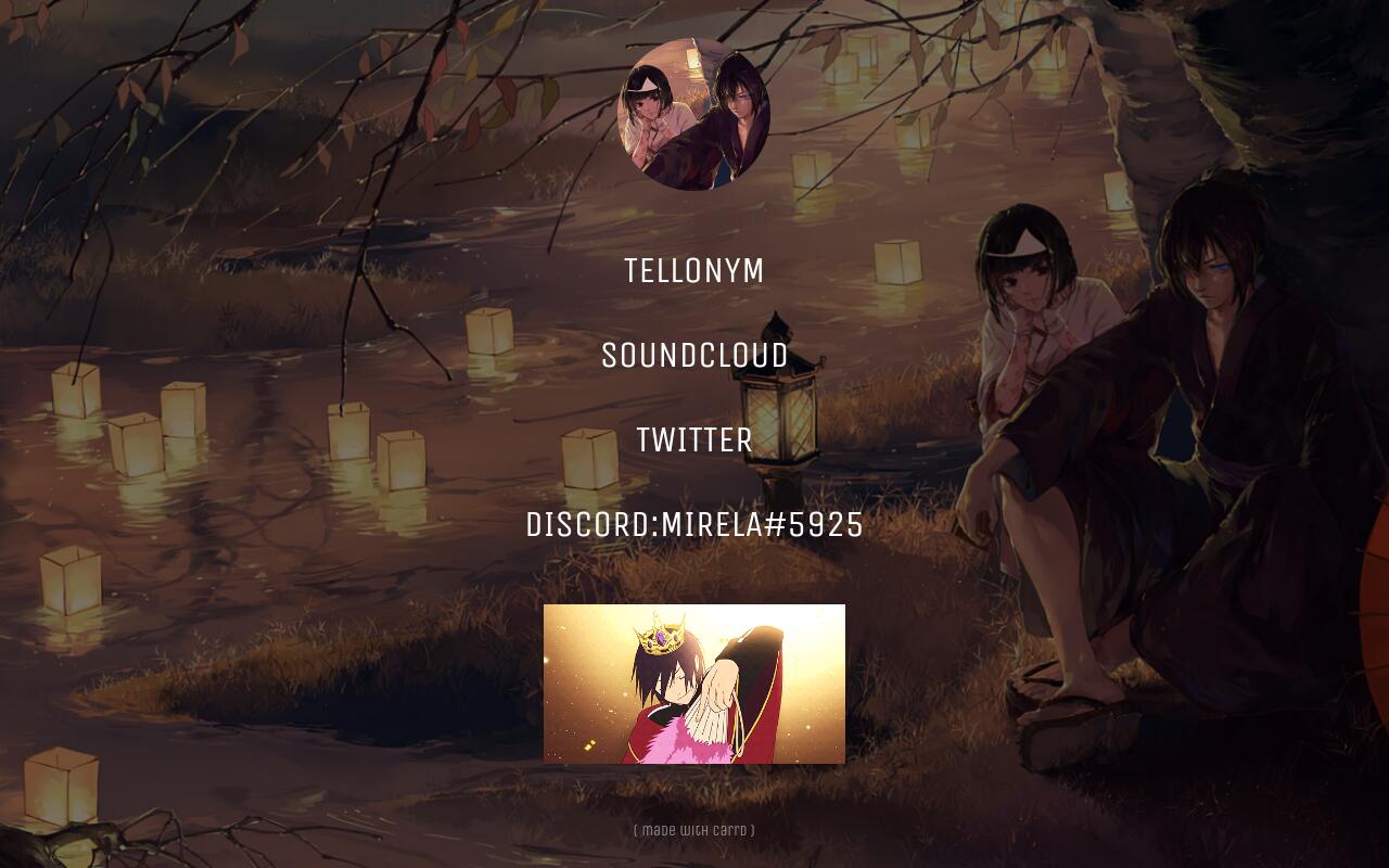 Carrd profile picture for @mirela